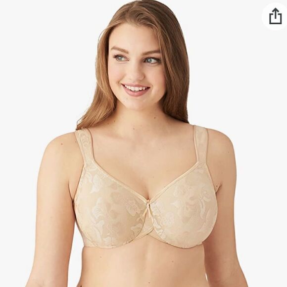 Wacoal Awareness Underwire Bra Beige Style 85567 Size 32D - Picture 1 of 11